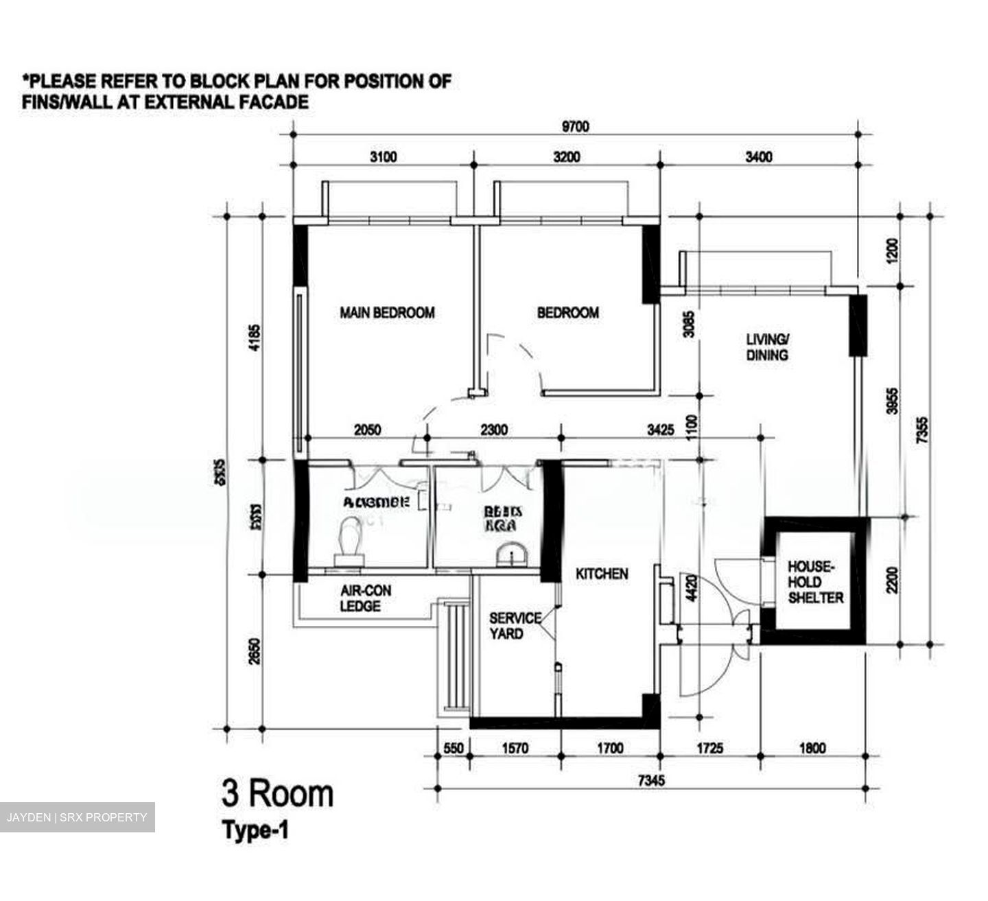 Blk 108A Alkaff Oasis (Toa Payoh), HDB 3 Rooms #611955881